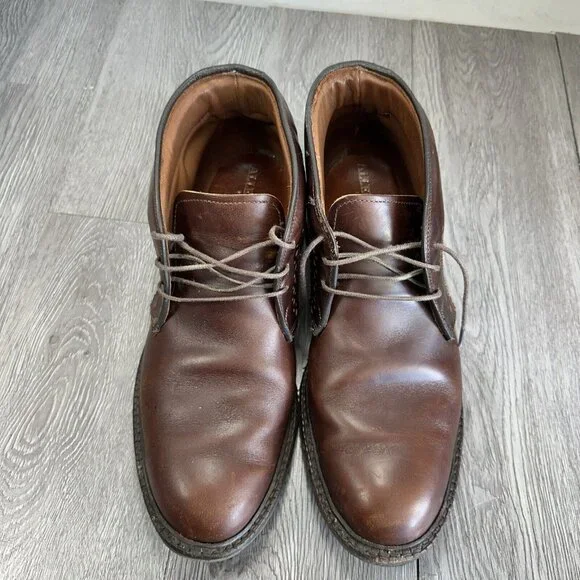 Allen Edmonds Bellevue Boots Brown Leather Mens Size 10.5 D Rare